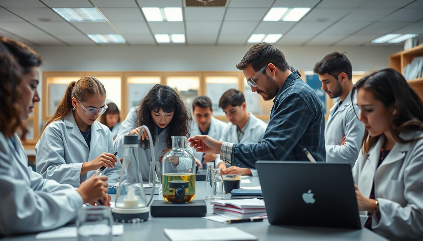 Modern university campus for students